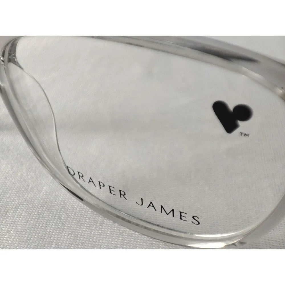 Draper James DJ5027 Grey Crystal Eyeglass Frames Women's‎ 54-16-135 NWT + Case